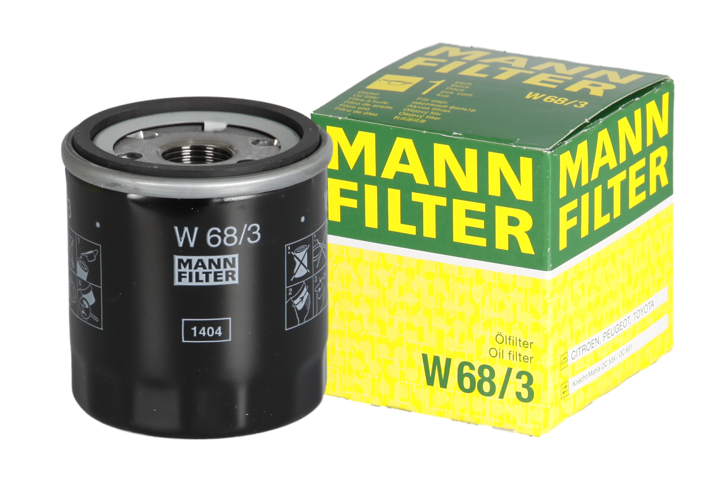 MANN Filter Ölfilter W 68/3