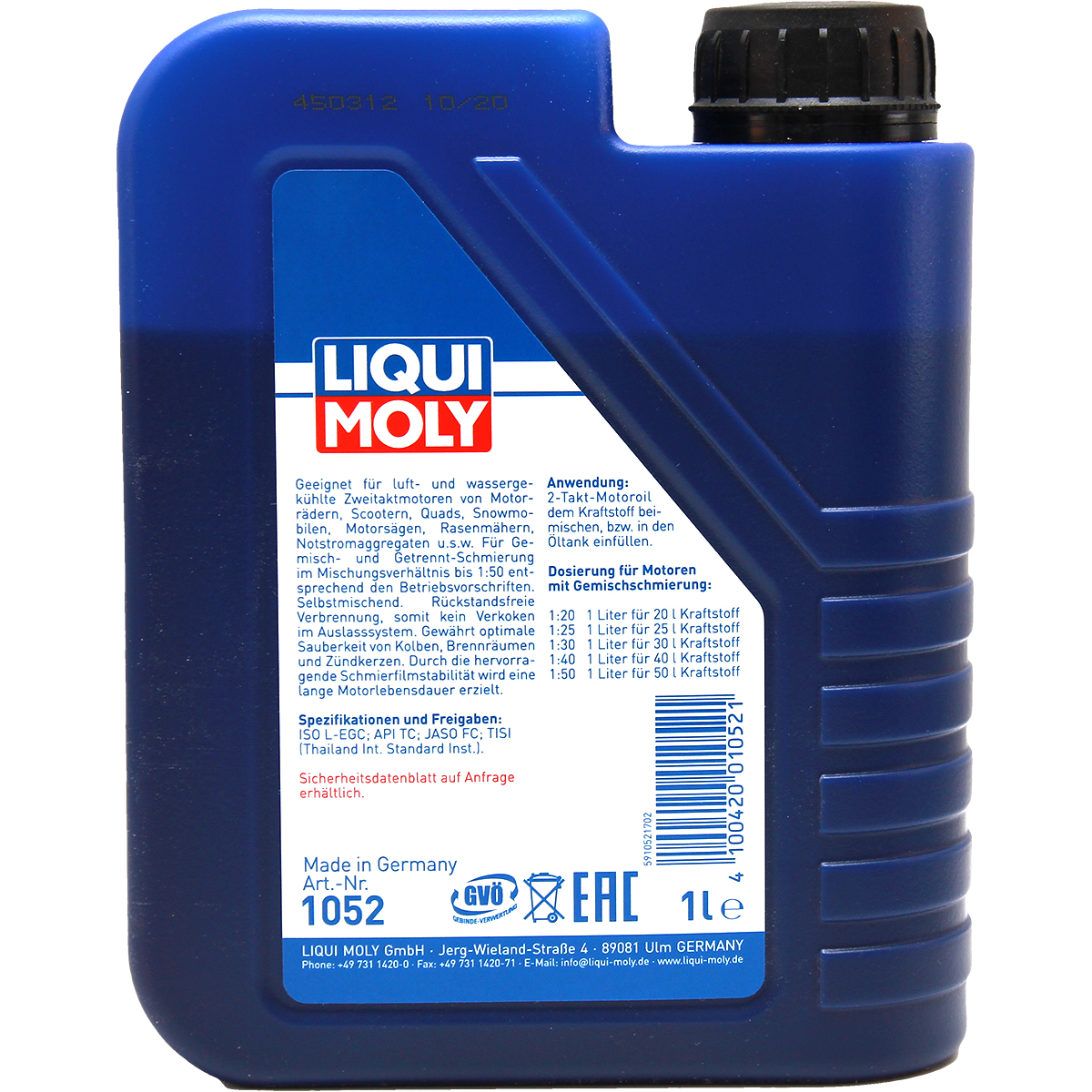 Liqui Moly 2-Takt-Motoroil 1 Liter