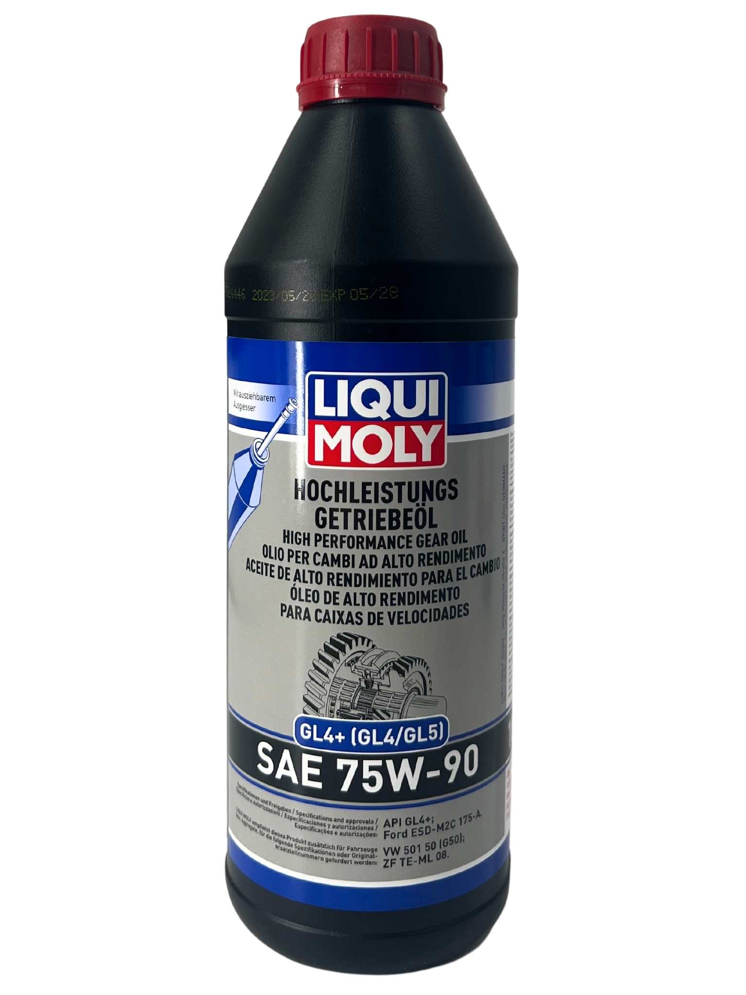 Liqui Moly Hochleistungs-Getriebeöl (GL4+) SAE 75W-90 1 Liter