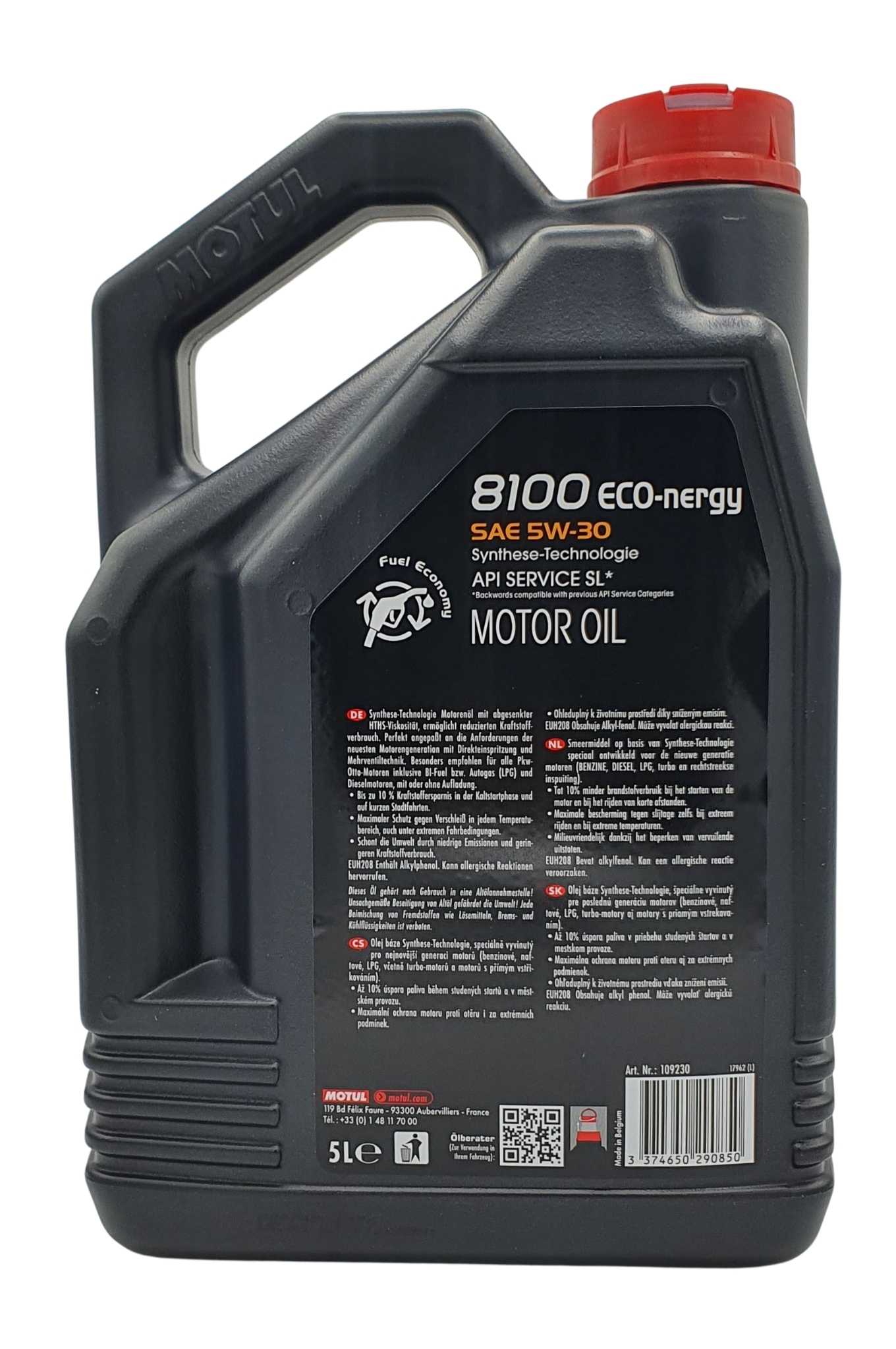 Motul 8100 Eco-nergy 5W-30 5 Liter