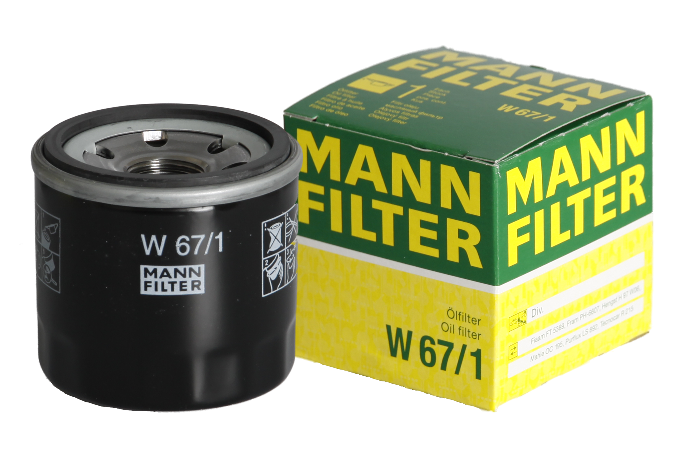 MANN-FILTER Ölfilter W 67/1